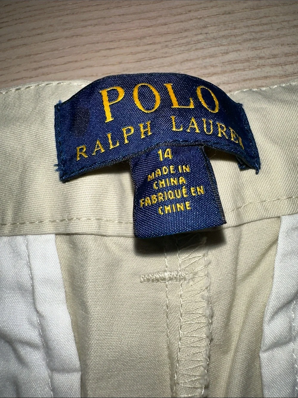 Polo by Ralph Lauren Light Tan Straight Chinos